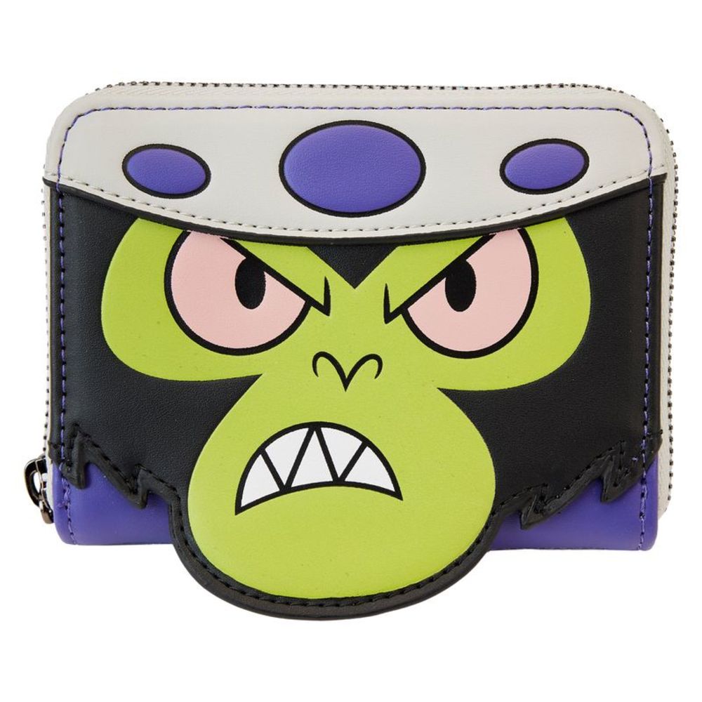Powerpuff Girls Mojo Jojo Glow Cosplay Zip Around Wallet
